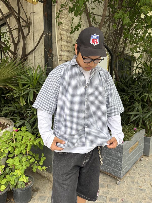 DOPE BLUE BOXY SHIRT